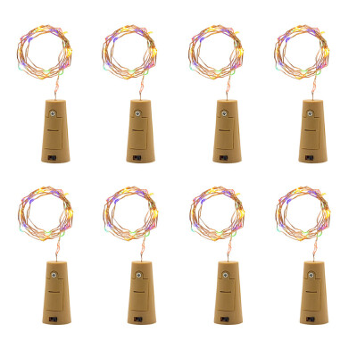 

Gobestart 8Pcs Cork Shaped LED Night Starry Light Wine Bottle Lamp For Party Decor