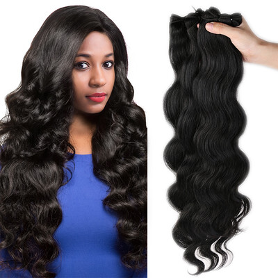 

13 Lengths&3 Different Colors Brazilian Virgin Hair 3 Bundles Body Straight BLACK Human Hair Many Purchase Combinations