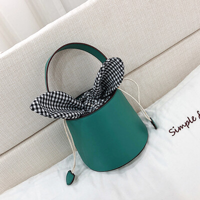 

Mori simple womens bag 2019 new mini cute handbag 100 butterfly bucket bag mother shoulder bag