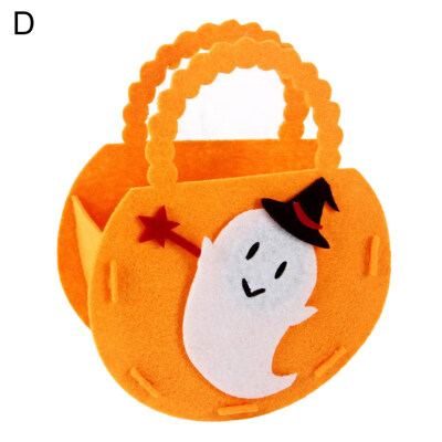 

Portable Halloween Pumpkin Shape Candy Bag Storage Bucket Trick or Treat Decor