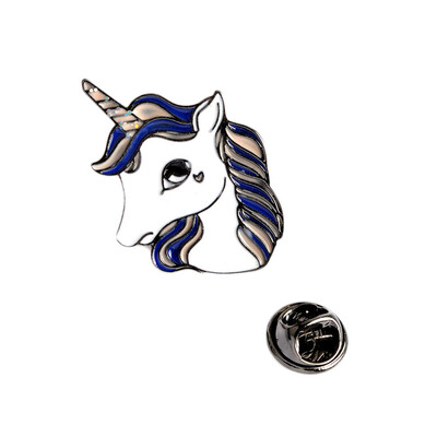 

New Personalized Cartoon Colorful Unicorn Brooch Jewelry