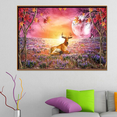 

Toponeto 5D Embroidery Paintings Rhinestone Pasted DIY Diamond Painting Cross Stitch