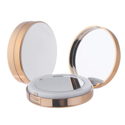 

Rechargeable Folding Cosmetic Mirror 2 Sides 4 Times Magnifier Ring Light