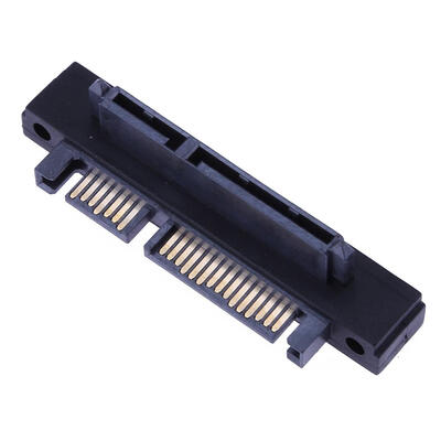 

90° Angle SATA 22Pin715 Male to 22Pin715 Female Extender Adapter