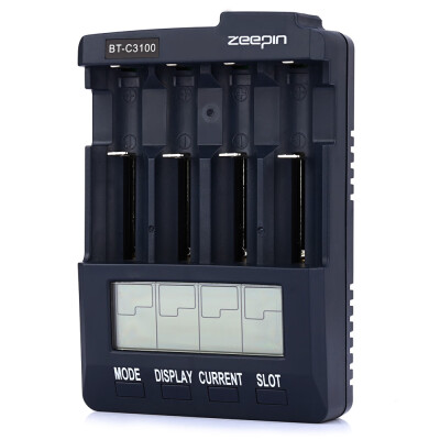 

ZEEPIN BT - C3100 V22 Digital Intelligent 4 Slot LCD Battery Charger with Adapter