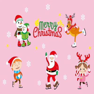 

〖Follure〗Christmas Window Stickers Static Electricity Removable Home Room