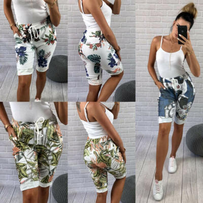 

Summer Women Shorts Yoga High Waist Pants Fitness Stretch Gym Workout Biker
