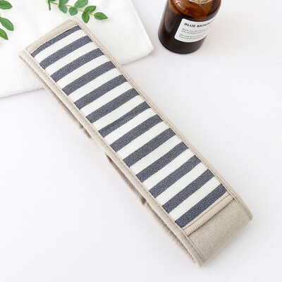 

1Pc Striped Exfoliating Back Scrubber Bath Towel Shower Sponge Body Bath Brush