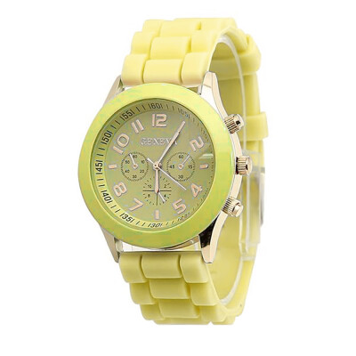 

〖Follure〗Unisex Boys Girls Geneva Silicone Jelly Quartz Wrist Watch