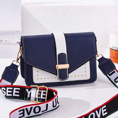 

Shangxin Baggage Girl Fashion Collision Simple Korean version Slant Baggage Girl inssen Single Shoulder