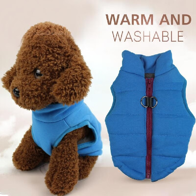 

Dog Autumn&winter Cotton Vest Pet Coat Dog Jacket Winter Dog Pet Jacket Vest Warm Pet Outfit Clothes Cozy Design Puppy Warm Vest