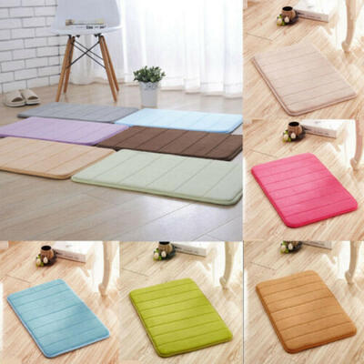 

Absorbent Soft Memory Foam Mat Bath Bathroom Bedroom Floor Shower Rug Decor US