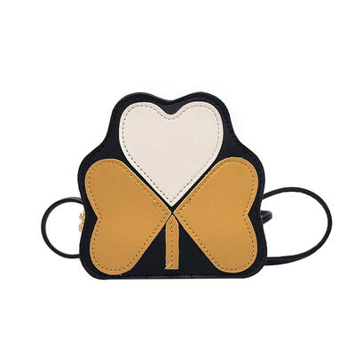 

Cute Kids Girls Leaf Shaped Shoulder Handbags PU Leather Crossbody Bags