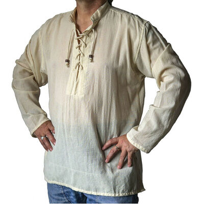 

Men Casual Summer Long Sleeve Cotton Linen T-shirt Loose Tops Shirt Clothes Suit