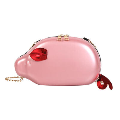 

Girls Cartoon Pig Shoulder Messenger Bags Women PVC Crossbody Handbags