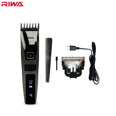 

IPX5 waterproofing hair trimmer liquid crystal intelligent display mens hairdresser rechargeable integrated built-in comb hairdre