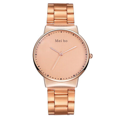 

Luxury Women Watches Featured Dial Ladies Fashion Quartz Wristwatch Rose Gorld Alloy Strap Clock Casual Dress Reloj Mujer