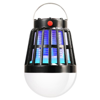 

USBSolar Charging 3 Modes LED Light Bulb Lantern Mosquito Killer UV Lamp