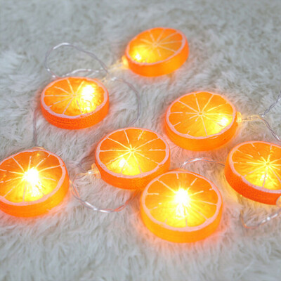 

Gobestart Lemon Fairy Lights With 20 LED USB Powered Wedding Christmas Home Decor