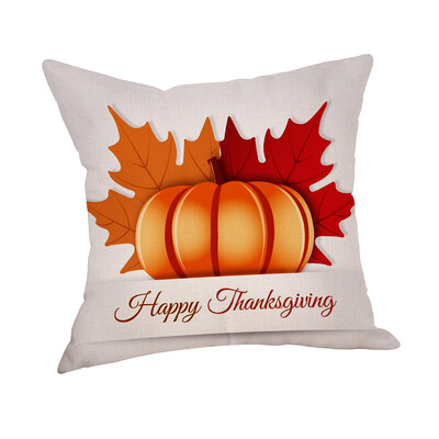 

Tailored Thanksgiving Pillow Cover Thankful Sentiment Pillowcases Embroidered