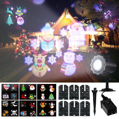 

Projection Light Animated LED Projector Light Christmas Projector Lights Halloween Projector with 6 Dynamic Animation Slides for H