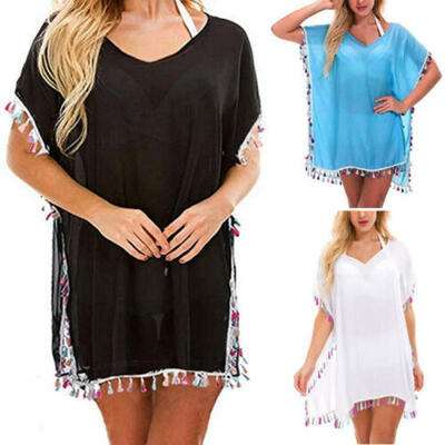 

Womens Beachwear Summer Swimwear Bikini Beach Wear Cover Up Kaftan Ladies Dress