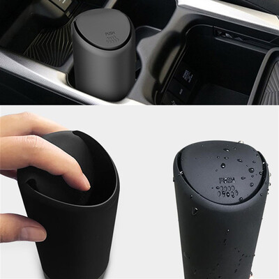 

Tailored New Home Vehicle Car Garbage Rubbish Trash Bin Can House Dustbin Black And White