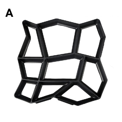 

Garden Pavement DIY Plastics Mold Path Maker Molds Paving Cement Brick Molds Stone Road Concrete Roads Manually Paving Tools