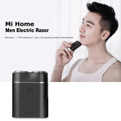 

Xiaomiyoupin Men Electric Shaver Waterproof Wet Dry Double-Ring Blade Razor