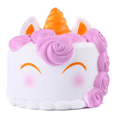 

Outdoor Squishies Slow Rising Jumbo White Unicorn Mousse Cake