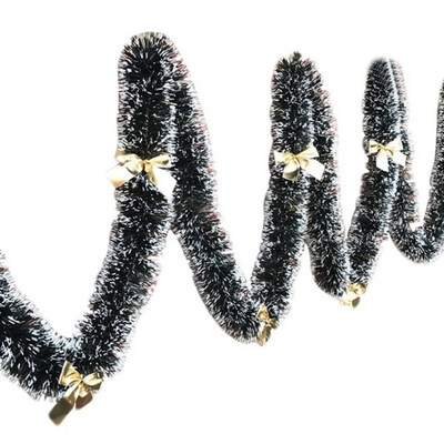 

2M Christmas Bar Tops Ribbon Garland Tree Ornaments Bow Decor Party Supplies