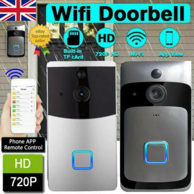 

Smart WiFi Doorbell Camera Video Wireless Remote Door Bell CCTV Chime Phone APP