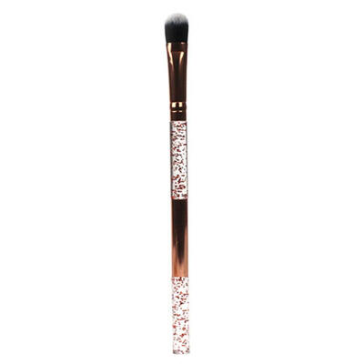

Rose Gold Three-section Eye Shadow Brushes Nylon Bristles Plastic Handle Eyeshadow Brush Cosmetic Tools