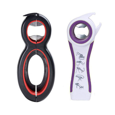 

Toponeto 2Pcs Home Kitchen Multifunction Bottles Jars Cans Manual Opener Tool Gadget
