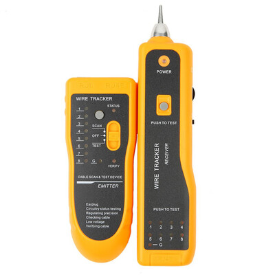 

RJ45 Cat5 Cat6 Ethernet LAN Network Cable Tracker Wire Toner Tracer Telephone Line Detector Tester Locator