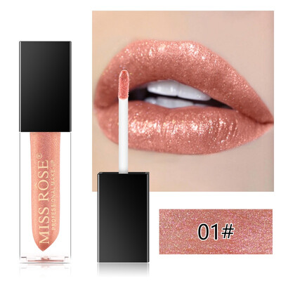 

7 Shapes Lipstick Liquid Metallic Shimmer Lipstick Easy to Wear Long-lasting Glitter Lips Lipsticks