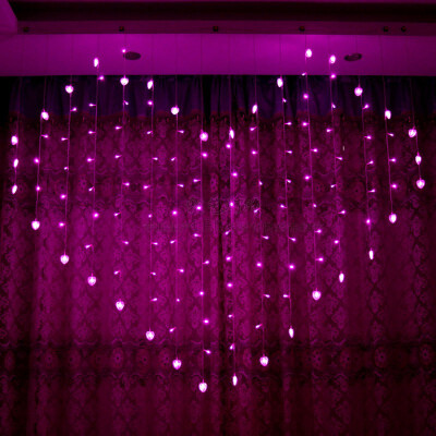 

Led String Heart Shape 2x15m LED Garland Christmas Lights 220V Cortina de Led Tree romantic Wedding Decoration