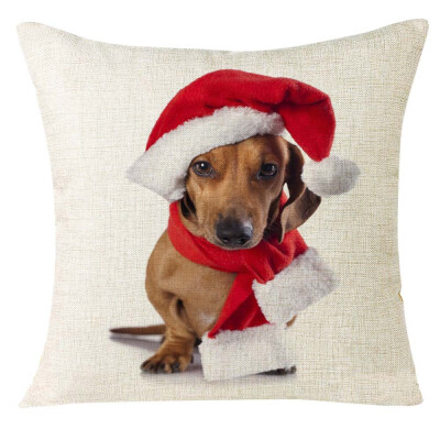 

〖Follure〗Xmas Christmas Animal Sofa Home Decoration Festival Pillow Case Cushion Cover