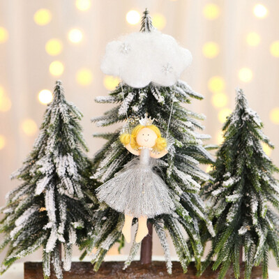 

Siaonvr Christmas Crafts Christmas Tree Ornaments Cloud Angel Pendant