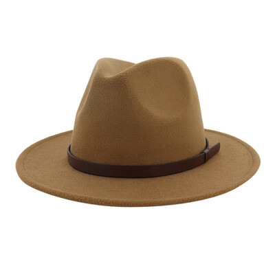 

Tailored Hat with Belt Men Women Unisex Festival Spring Winter Wedding Prom Hat