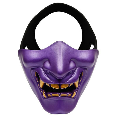 

Outdoor Sport Airsoft Paintball Mask Hannya HalloweenMasks Paintball CS Game Hunt Party Prop Mask Cosplay Prajna Hannya Phantom Ma