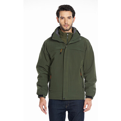 

Toponeto Mens New Outdoor Mountaineering Clothing Two-piece Three-in-one Warm Coat