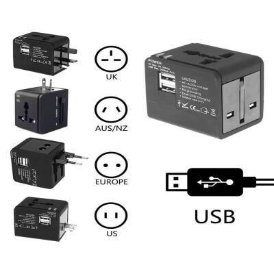 

Universal Travel Power Adapter Electric Plugs Sockets Converter USB Travel Socket Plug Power Charger