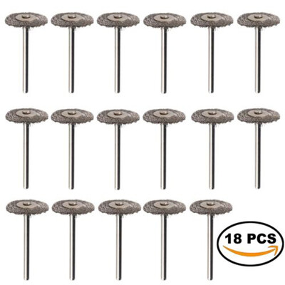 

18pcs Stainless Steel Wire Wheel Brush Polishing Set For Rotary Tools Replace
