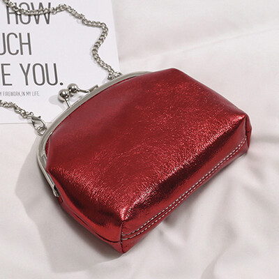 

North bag on the new woman 2019 new fashion bright face shell bag Korean version tide chain bag single shoulder oblique satchel ba