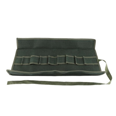 

Greensen 1Pc Canvas Gardening Handle Portable Multifunctional Storage Package Tool Set Case Rolling Bag