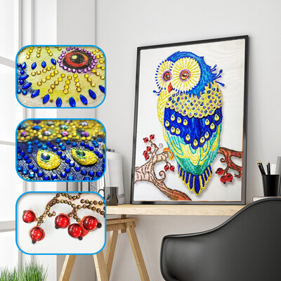 

Siaonvr Special Shaped Diamond Painting DIY 5D Partial Drill Cross Stitch Kits Crystal R