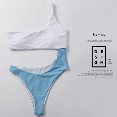 

Saidsome Women Swimwear Bikini Set Solid Color Push-Up Padded Bathing Swimsuit Beachwear