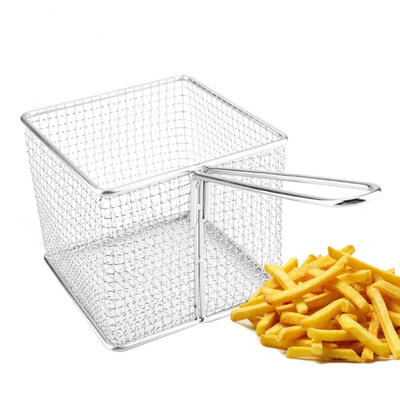 

Greensen Mini Stainless Steel Chips Deep Fry Baskets Food Presentation Strainer Potato Cooking Tool