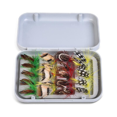 

Fly Fishing Flies Kit 20100pcs Assorted Fly Fishing Lures Hooks with Fly Box